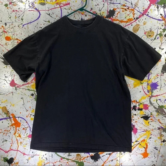 Vintage Top Tee Thick Collar Hip Hop Y2K T-Shirt NYC - Picture 1 of 2